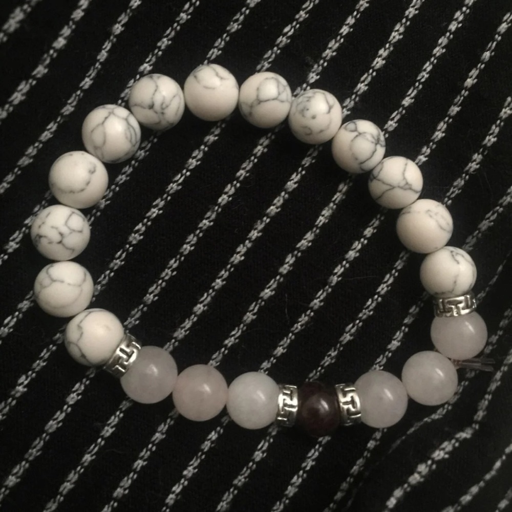 Mala bead crystal bracelet